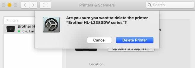 AirPrint-Probleme mit Secure Option