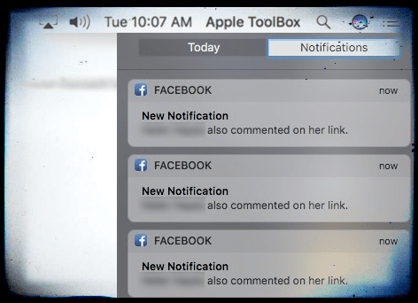 A Facebook-értesítések folyamatosan ismétlődnek a MacBookon, a javítási útmutató