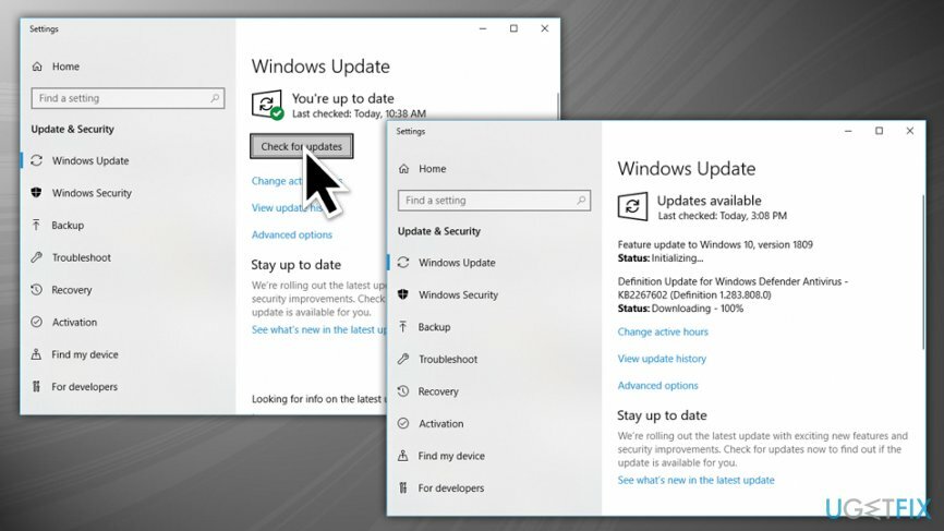 Aggiorna il sistema operativo Windows