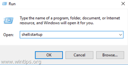 Tambahkan Program di Startup Windows 10.