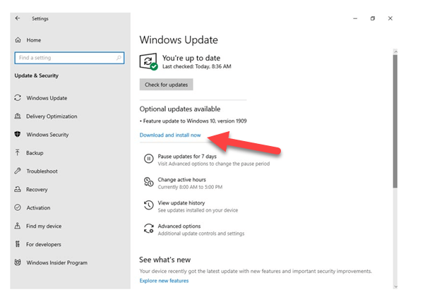 Neueste Windows-Updates und Gerätetreiber