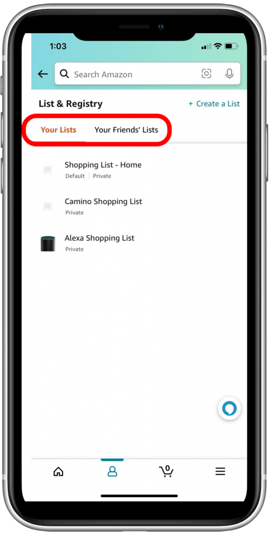 Οι λίστες σας και η λίστα των φίλων σας στο Amazon 
