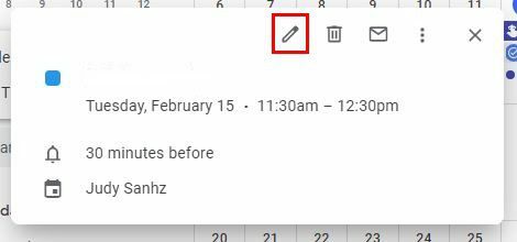 Изменить задачу или напоминание Календарь Google