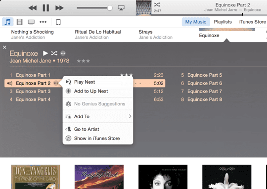 iTunes 12 ikoner