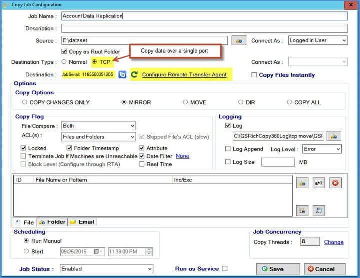 GS RichCopy 360 - Perangkat Lunak Salin Data