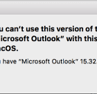 Outlook ne bo deloval v MacOS High Sierra - popravite