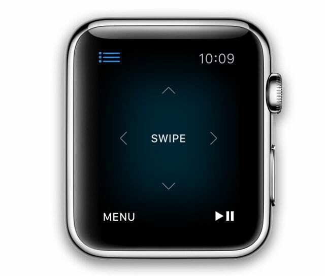 Apple Watch contrôle l'apple tv