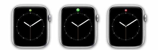 εικονίδια κατάστασης δραστηριότητας στο ρολόι OS 5 Apple Watch