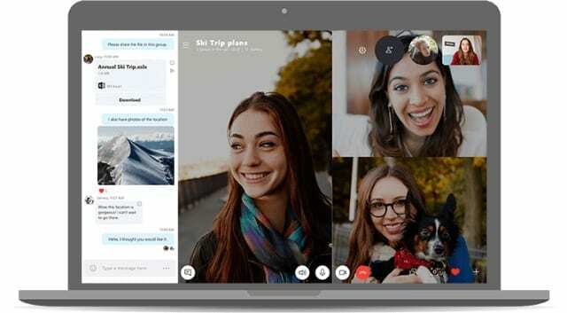 Skype grupni video chat