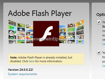  Nonaktifkan Pemutar Flash Chrome