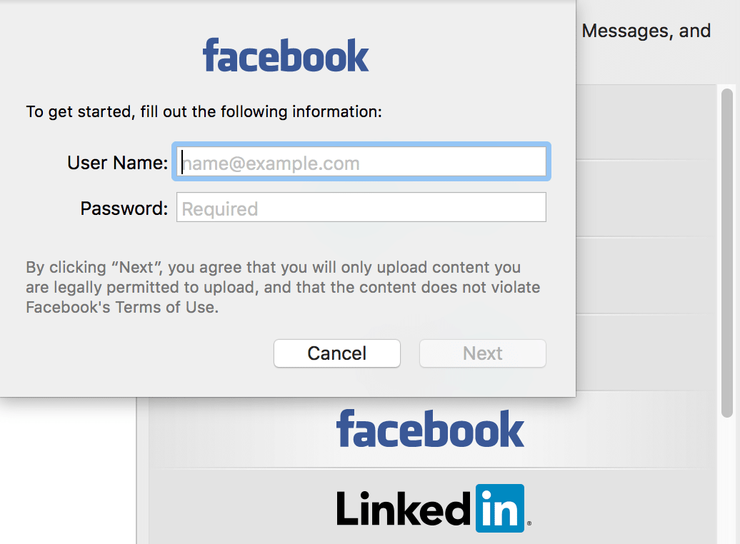 Facebook-Integration 2