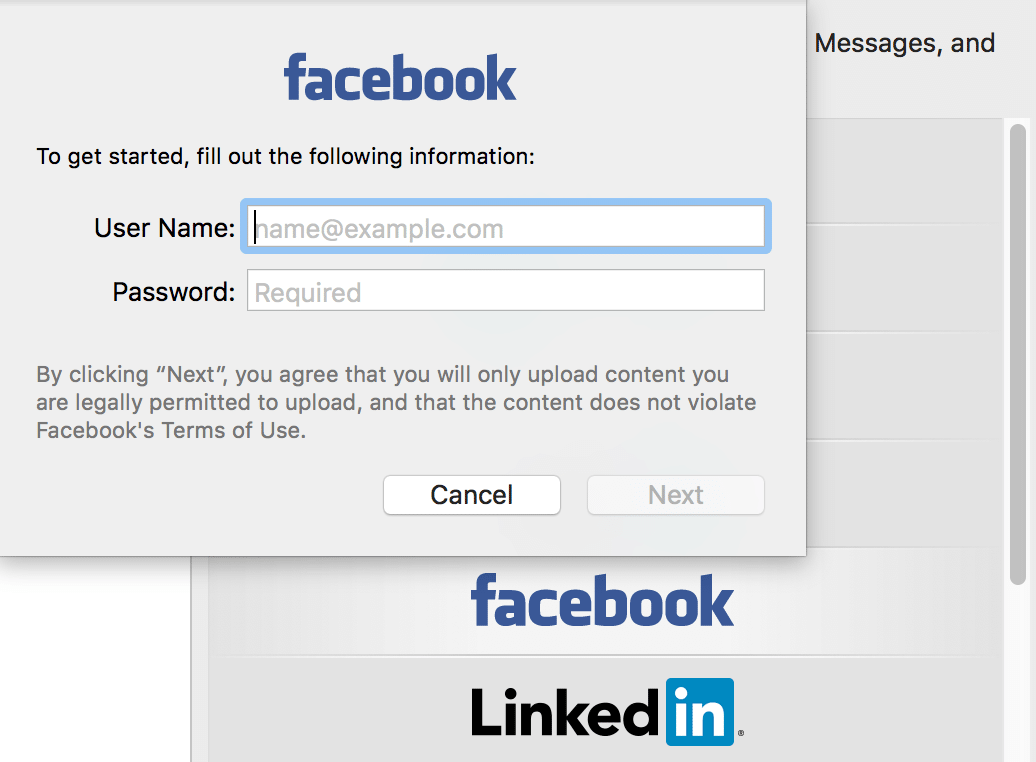 Facebook-integration 2