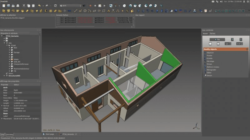 FreeCAD – bezplatný softvér na architektonický návrh