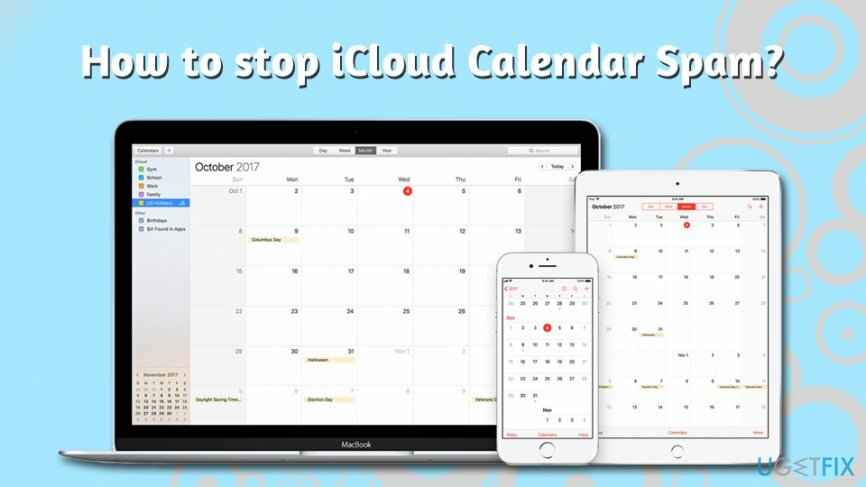 Как остановить спам в календаре iCloud