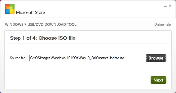 Windows USB-DVD rīks