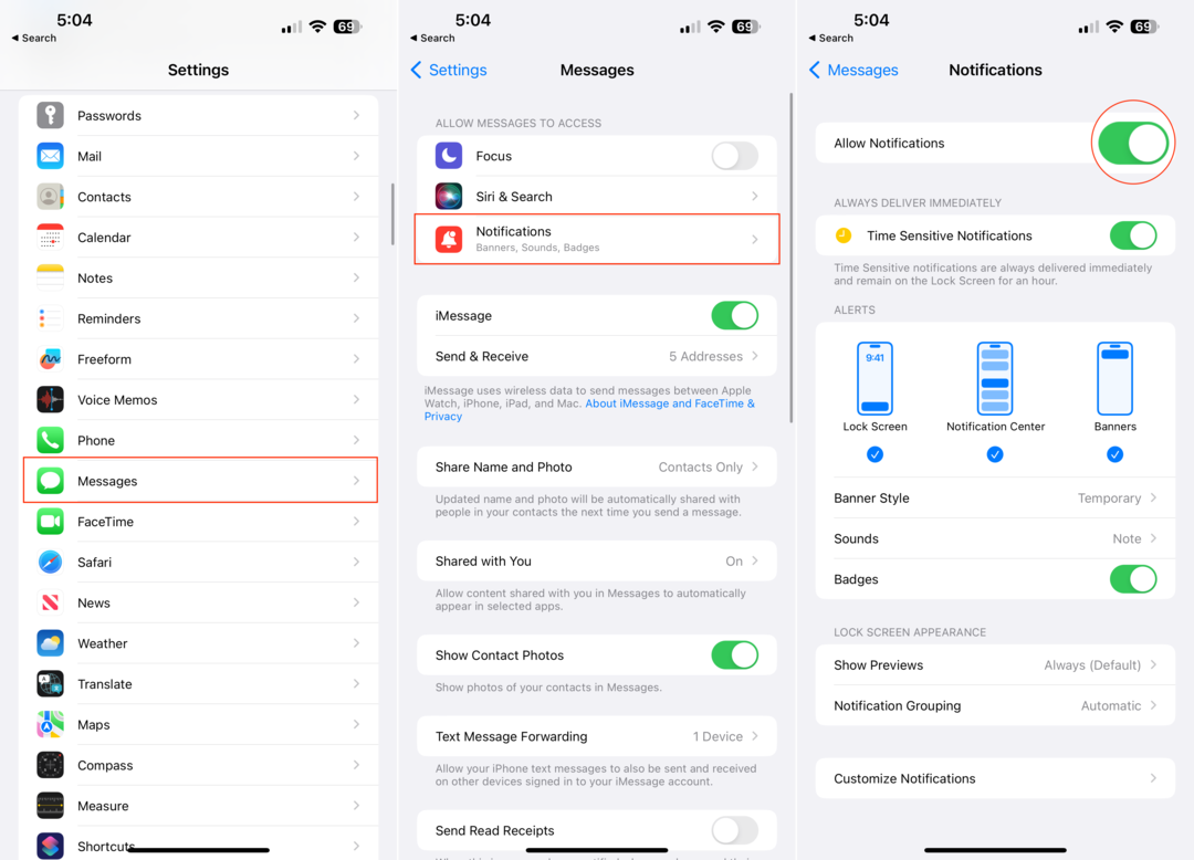 Cómo silenciar las notificaciones de texto en el iPhone - Desactiva las notificaciones