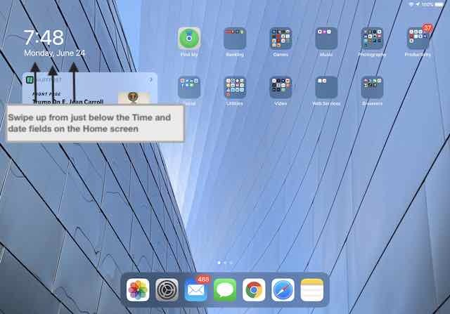 Comment désactiver les widgets de l'écran d'accueil d'iPadOS