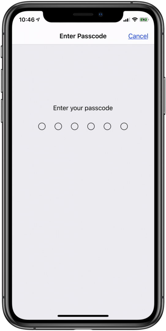 iPhone-Passcode