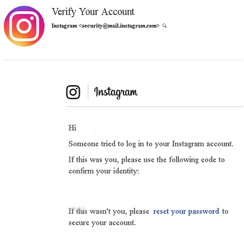 Verifica il tuo account Instagram