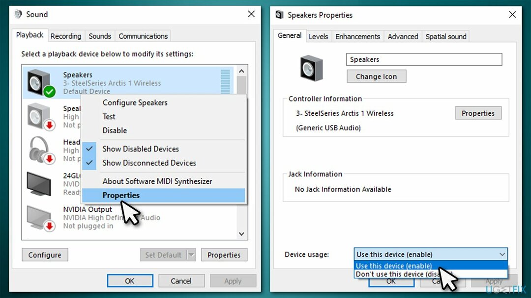 Assicurati che il dispositivo audio sia acceso