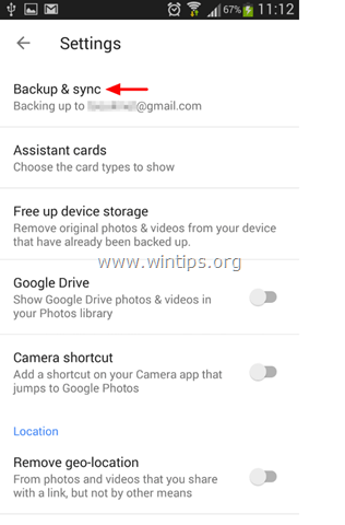 Google-Fotos-Backup-Einstellungen