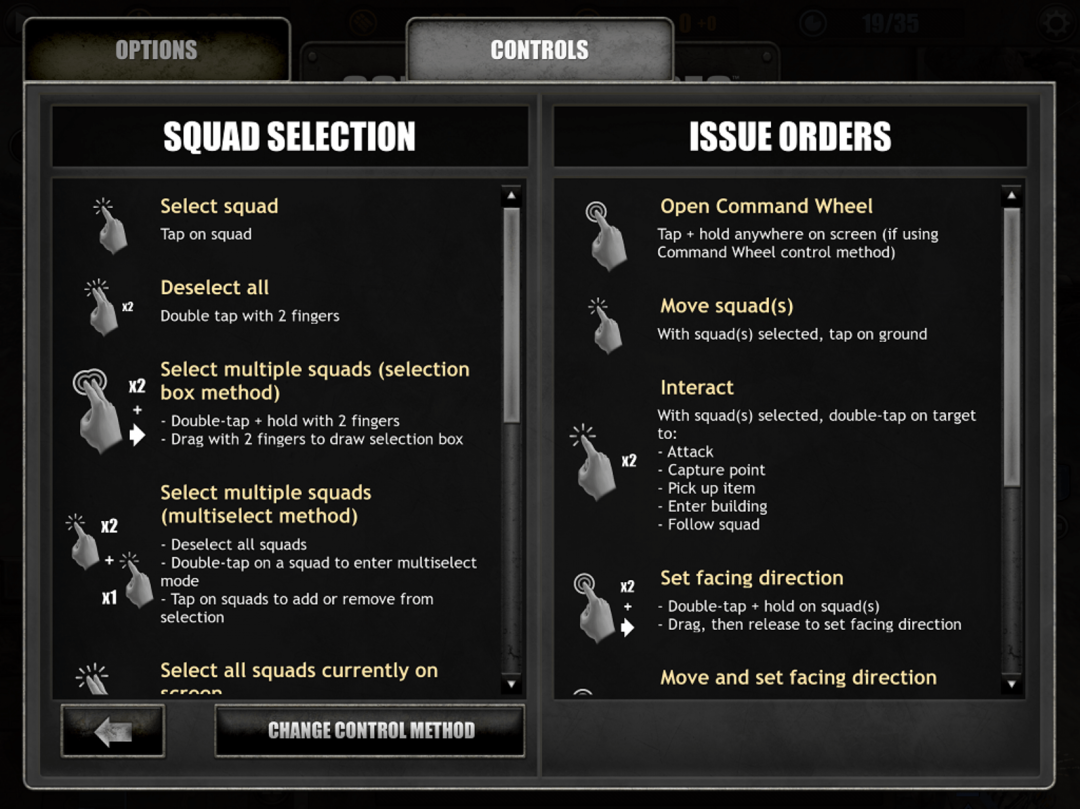 Company of Heroes Touch Controls