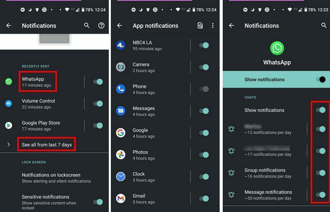 App-meldingen uitschakelen Android