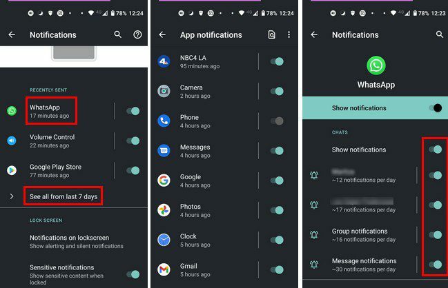 Désactiver les notifications d'applications Android