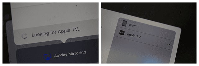 Conecte o iPad ou iPhone à Apple TV sem Wi-Fi usando o AirPlay ponto a ponto