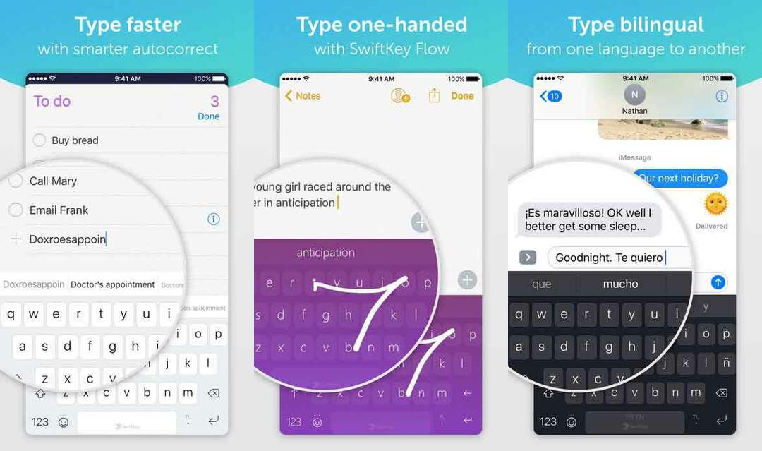 Πληκτρολόγιο SwiftKey για iPhone