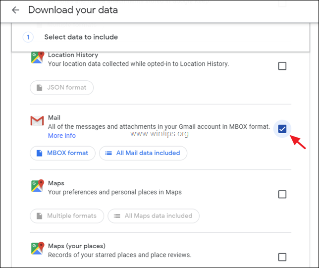 δημιουργία αντιγράφων ασφαλείας μηνυμάτων gmail