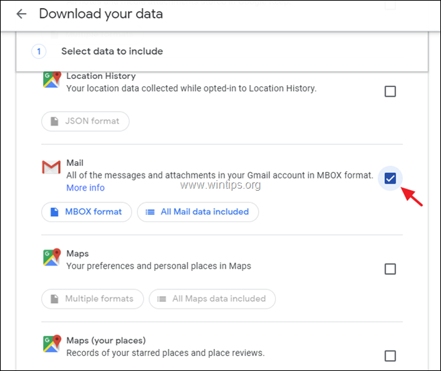 backup mesaje gmail