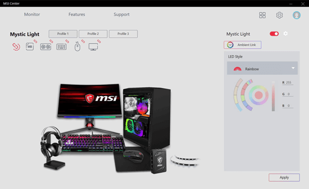 MSI Mystisches Licht