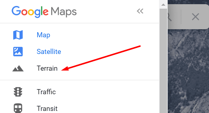 google mapsi maastik