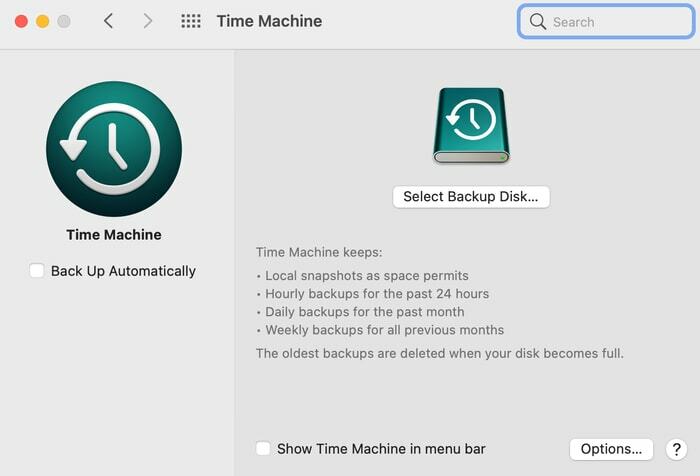 Time Machine Backup-Technologie
