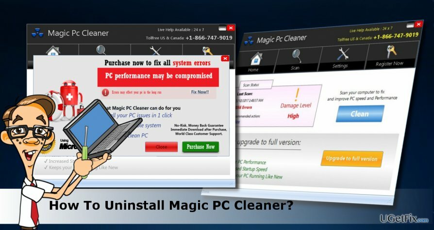 kuva Magic PC Cleaner -skannerista