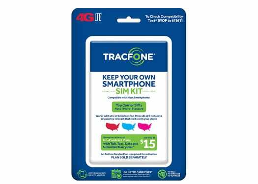 Tracfone Keep Your Own Phone Набор предоплаченных SIM-карт 3-в-1