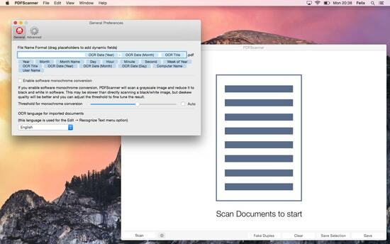 Scanner PDF per Mac