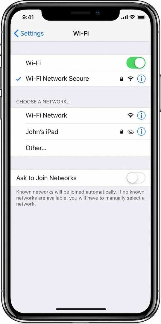 WLAN-Passwort funktioniert nicht mit iPhone oder iPad, Fix