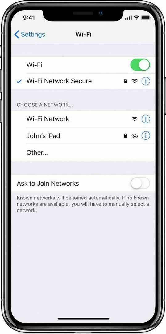 Hasło WiFi nie działa z iPhonem lub iPadem, napraw