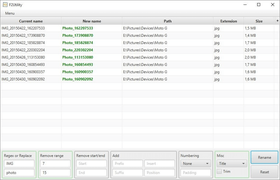 F2Utilidad