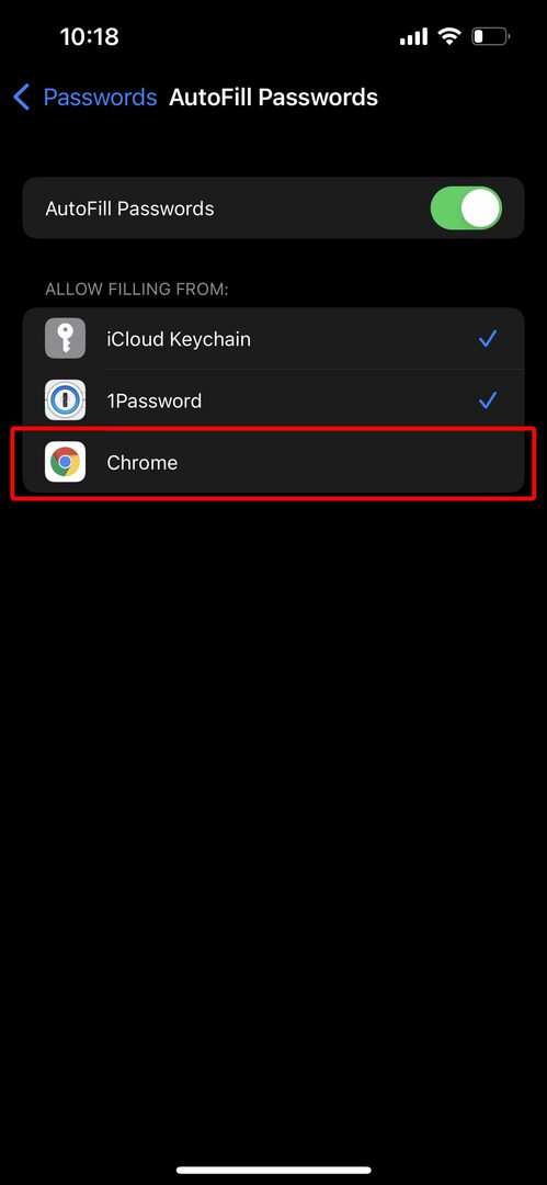 Automatsko popunjavanje lozinki iz Google Chromea 3