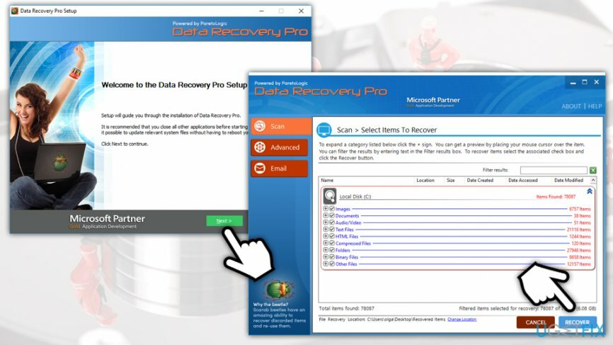 Použite Data Recovery Pro na obnovenie údajov z vymazaného pevného disku