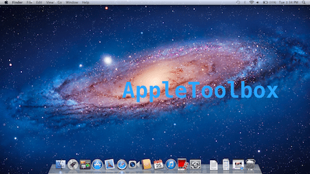 sauberer mac-desktop