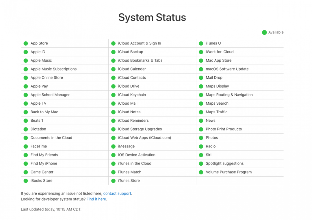 iCloud-Sicherungsnachrichten