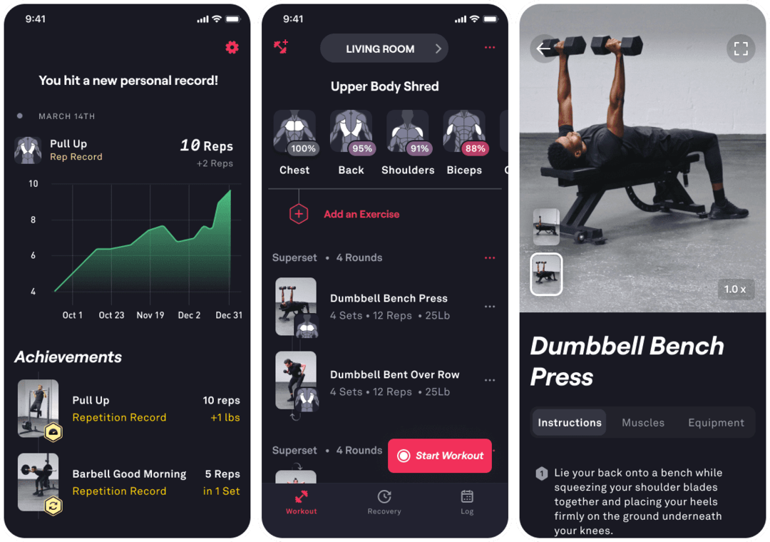 Fitbod Le migliori app per la salute e il fitness per iPhone