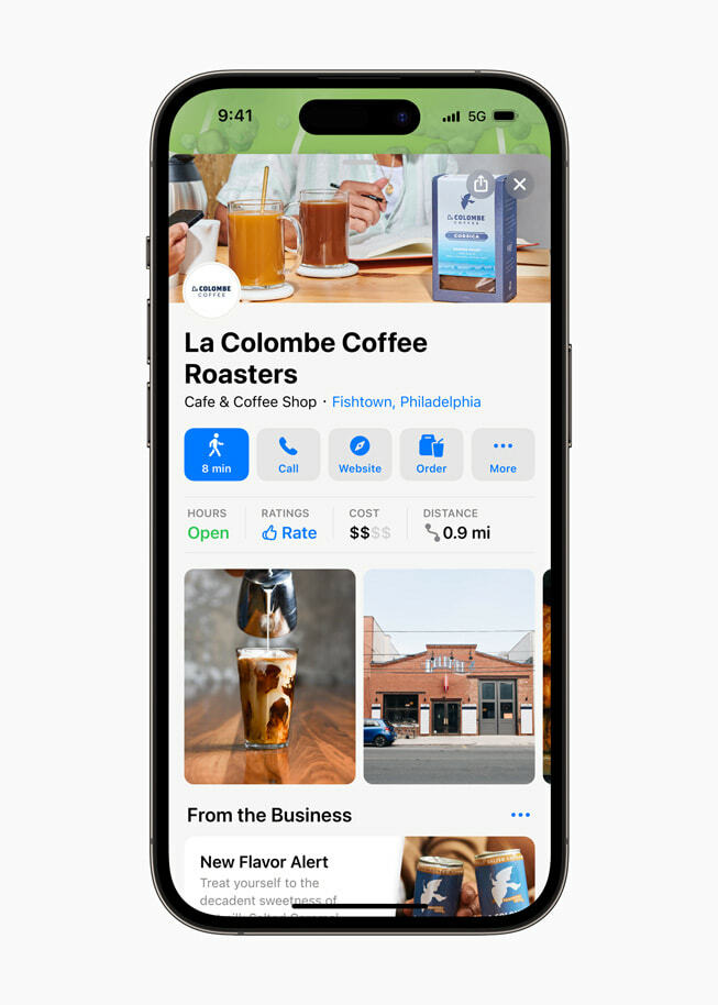 Compatibilidade do Apple Business Connect Mapas da Apple