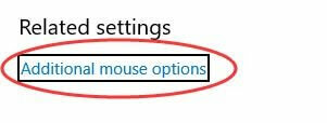 Appuyez sur la touche Tab sur le clavier à moins que l'option de souris automatique