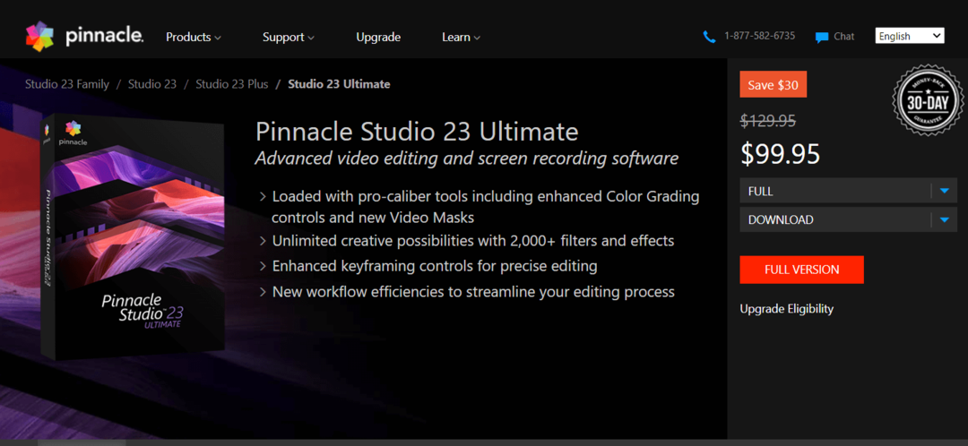 Pinnacle Studio 22 - софтуер за редактиране на видео