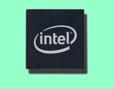 Изображение на чип Intel